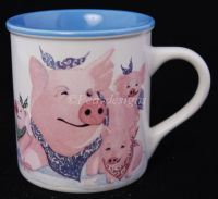 Potpourri Press PIGLETS Coffee Mug - Vintage 1992